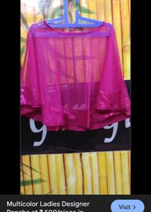 Magenta Cape Top Net