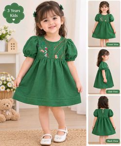 👉combo offer 💥pack of 2 Kids Red Ethnic Floral K