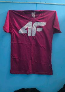 4F Maroon Graphic Tee