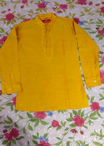 Boys Yellow Kurta