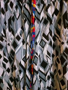 Boho Geometric Print Wide-Leg Pants