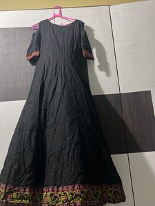 Elegant Black Ethnic Gown