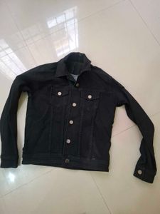 Classic Black Denim Jacket