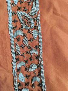 vintage Zardosi hand work saree