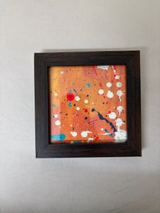 Vibrant Abstract Tray Coaster set