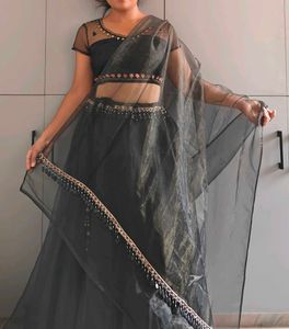 Elegant Black Lehenga Choli Set