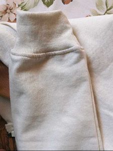 Two-Tone Graphic Zip-Up Hoodie