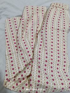Elegant Pink Printed Kurta Set