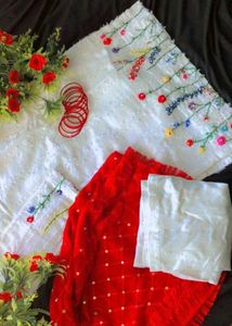 Embroidered Floral Kurta set