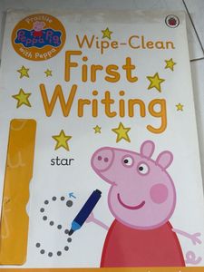 Peppa Pig Wipe-Clean First Writing Book
