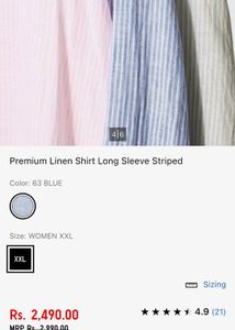 Uniqlo Pure Linen Shirt