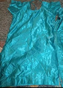 Shiny Teal Kurti
