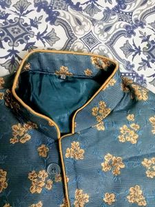 Men's Floral Nehru Jacket