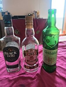 Empty bottle for decoration DIY
