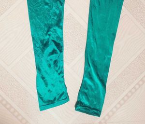 Sea Green Leggins &amp; Dupatta