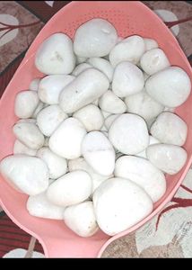 Decorative White Pebbles