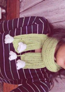 Lily Of Valley Crochet Scarf