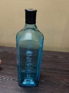 Empty Bottle Of Bombay Sapphire Blue