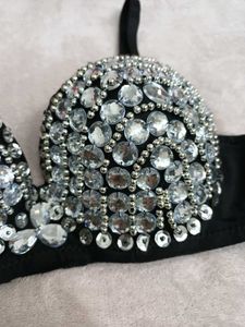 Sparkling Embellished Bra