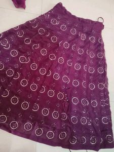 Purple Lehenga Choli
