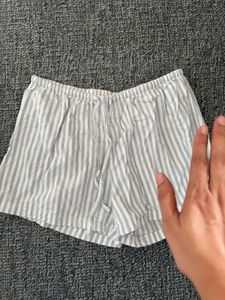 Striped Pajama shorts Set