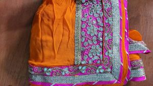 Lahanga Dupatta Used Once Blouse Unstitch