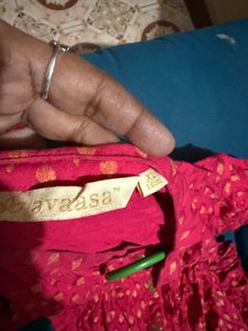 Pink Printed Kurta avaasa Kurti