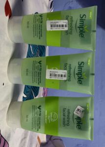 Simple Refreshing Facial Wash - Pack of 3