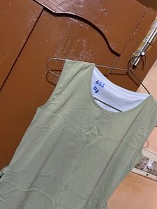 Light Green Sleeveless dress..