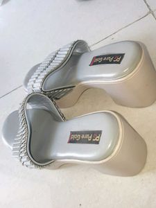 Elegant Ruched Wedge Sandals