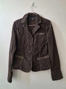 y2k Brown Corduroy Blazer Jacket 🤎