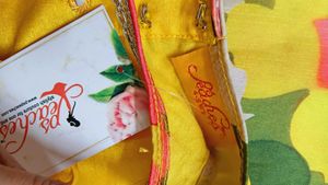 Yellow Embellished Floral Kids Lehenga 4 To 5 Yrs
