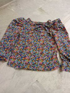 Floral Puff Sleeve Top and pant