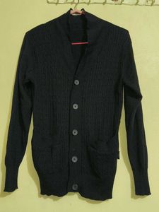 Men's Navy Cardigan