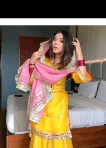 Beautiful Yellow Kurta Set with Dupatta