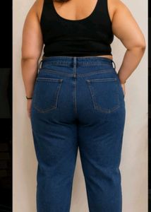 Plus Size Blue Jeans Denim