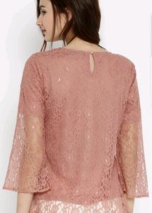 💥SALE🤩SASSAFRAS Lace Top
