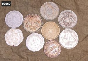 Vintage Indian Coins Collection