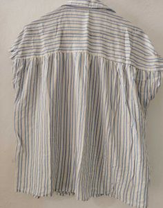 Women’s Blue &amp; white lining shirt