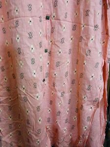 Pink Printed Kurta with Palazzo