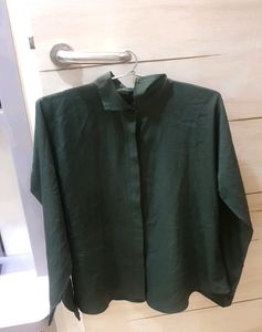 M SIZE 34 Bust Olive Formal Shirt