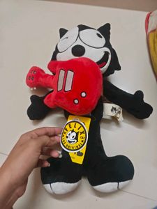 Felix the Cat Plush Toy with Guitar