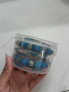 Beautiful Blue Bangles Set