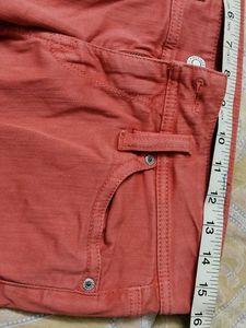 Coral Bootcut Jeans