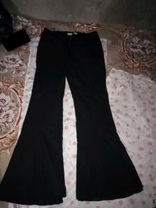 Women's Black Flared Pants
