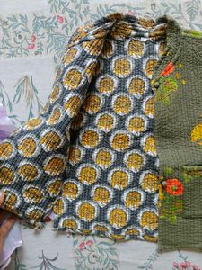 Boho Quilted Floral Vest