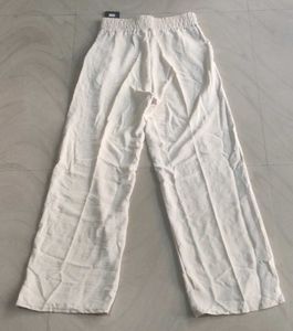 Wide Leg Cream Pants