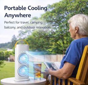 Portable Dual Fan Light