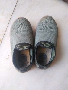 Comfortable Grey Slip-On Shoes