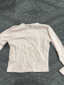 Pink Graphic Long Sleeve Top